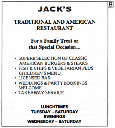 Traditional and American Restaurant - Advertisement 2